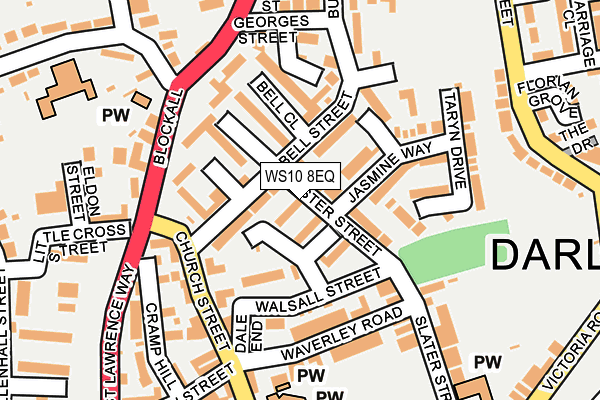 WS10 8EQ map - OS OpenMap – Local (Ordnance Survey)