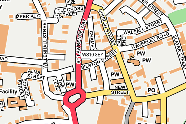 WS10 8EY map - OS OpenMap – Local (Ordnance Survey)