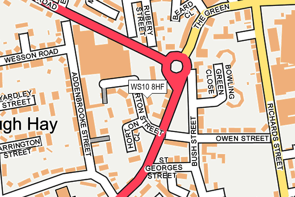 WS10 8HF map - OS OpenMap – Local (Ordnance Survey)