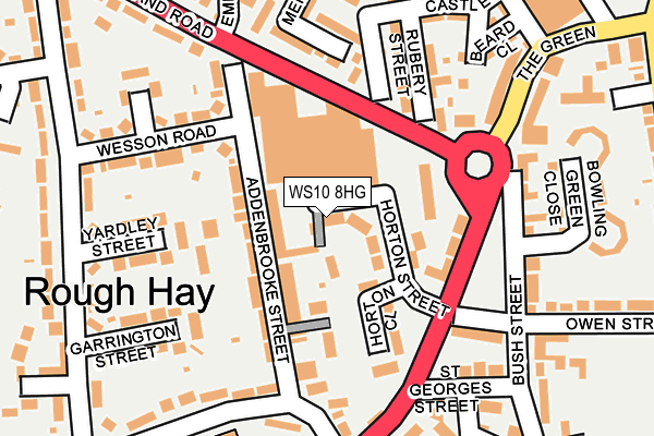 WS10 8HG map - OS OpenMap – Local (Ordnance Survey)
