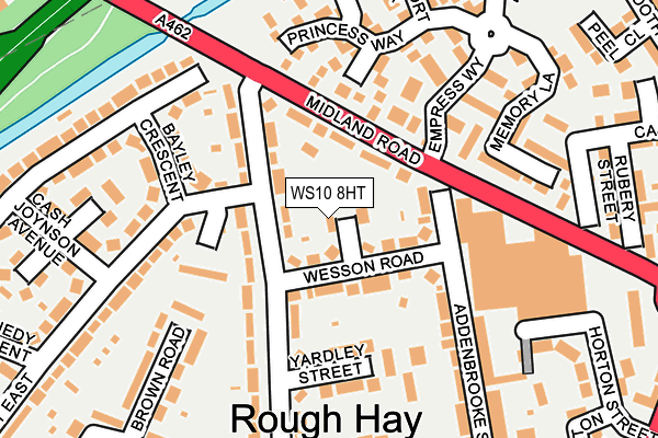 WS10 8HT map - OS OpenMap – Local (Ordnance Survey)