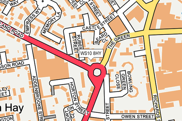 WS10 8HY map - OS OpenMap – Local (Ordnance Survey)