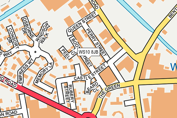 WS10 8JB map - OS OpenMap – Local (Ordnance Survey)