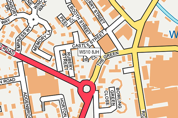 WS10 8JH map - OS OpenMap – Local (Ordnance Survey)