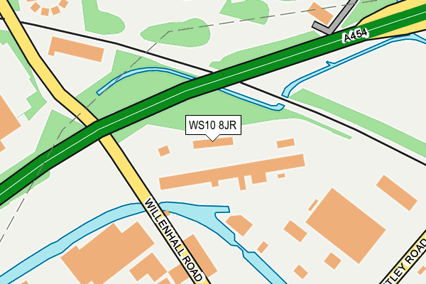 WS10 8JR map - OS OpenMap – Local (Ordnance Survey)