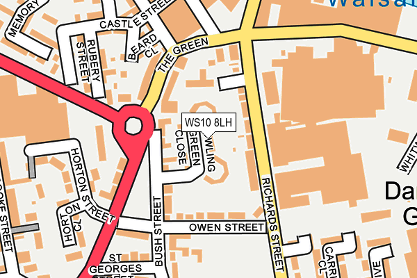 WS10 8LH map - OS OpenMap – Local (Ordnance Survey)