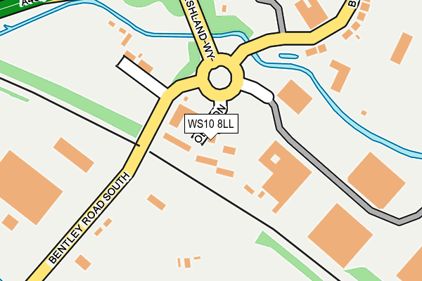 WS10 8LL map - OS OpenMap – Local (Ordnance Survey)