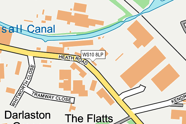 Map of PREMIER TYRES AND MOT DARLASTON LTD at local scale