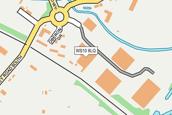 WS10 8LQ map - OS OpenMap – Local (Ordnance Survey)