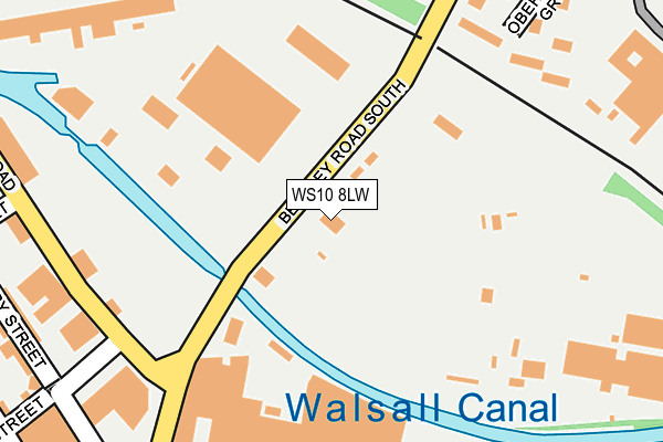 WS10 8LW map - OS OpenMap – Local (Ordnance Survey)