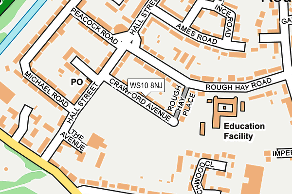 WS10 8NJ map - OS OpenMap – Local (Ordnance Survey)