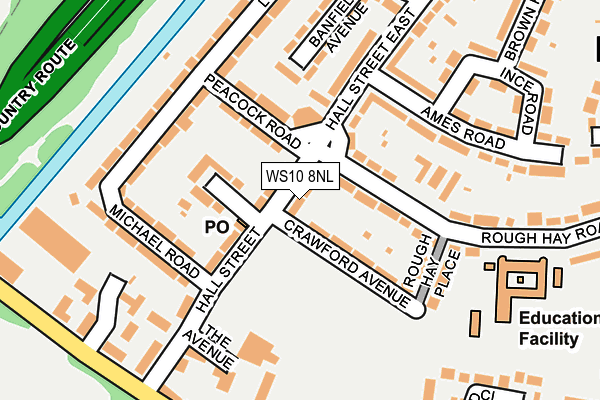WS10 8NL map - OS OpenMap – Local (Ordnance Survey)