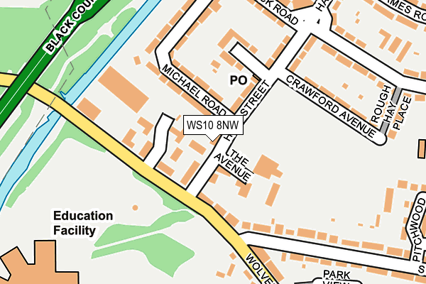 WS10 8NW map - OS OpenMap – Local (Ordnance Survey)