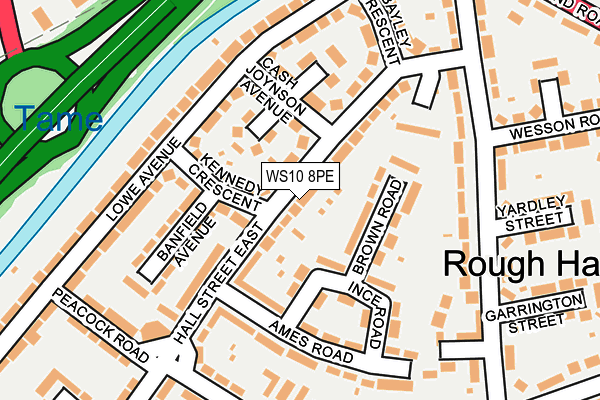 WS10 8PE map - OS OpenMap – Local (Ordnance Survey)
