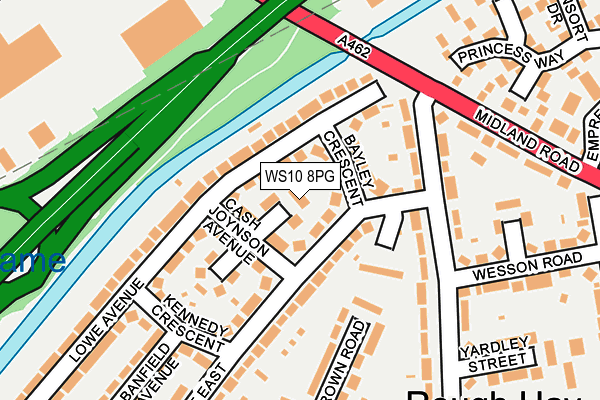 WS10 8PG map - OS OpenMap – Local (Ordnance Survey)