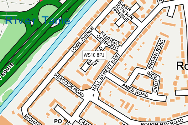 WS10 8PJ map - OS OpenMap – Local (Ordnance Survey)