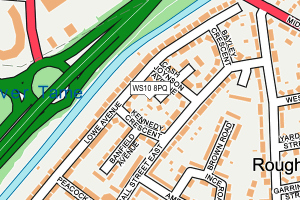 WS10 8PQ map - OS OpenMap – Local (Ordnance Survey)