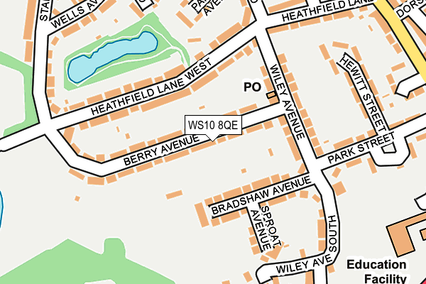 WS10 8QE map - OS OpenMap – Local (Ordnance Survey)