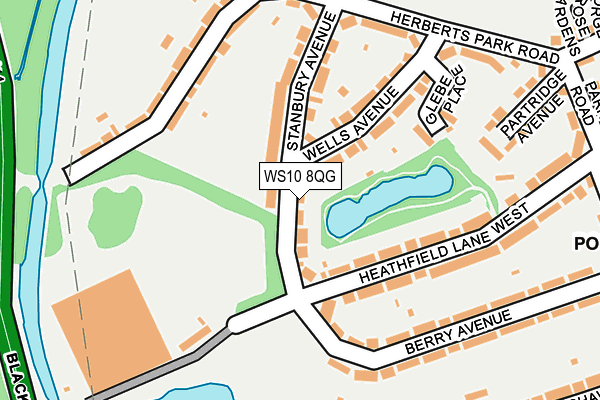 WS10 8QG map - OS OpenMap – Local (Ordnance Survey)