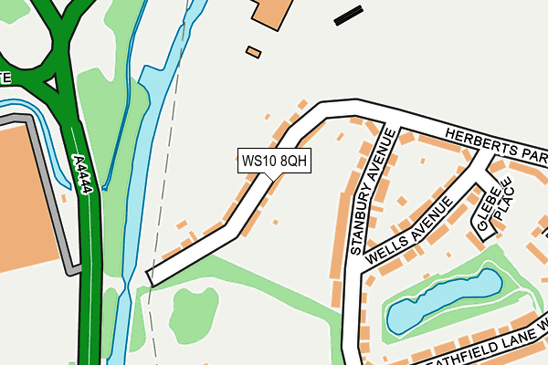 WS10 8QH map - OS OpenMap – Local (Ordnance Survey)
