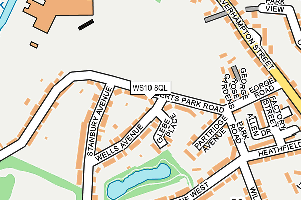 WS10 8QL map - OS OpenMap – Local (Ordnance Survey)