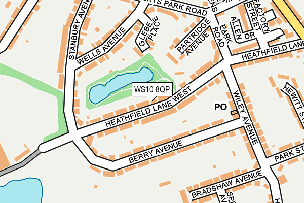 WS10 8QP map - OS OpenMap – Local (Ordnance Survey)