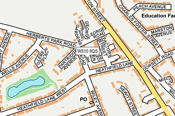 WS10 8QS map - OS OpenMap – Local (Ordnance Survey)