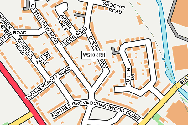 WS10 8RH map - OS OpenMap – Local (Ordnance Survey)