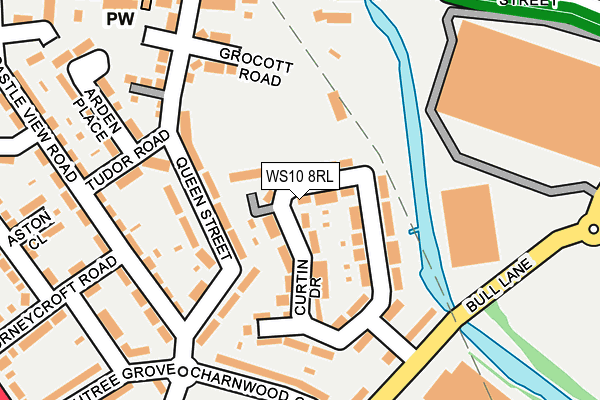 WS10 8RL map - OS OpenMap – Local (Ordnance Survey)