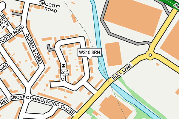 WS10 8RN map - OS OpenMap – Local (Ordnance Survey)