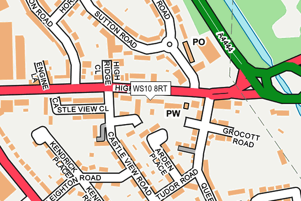 WS10 8RT map - OS OpenMap – Local (Ordnance Survey)