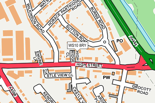 WS10 8RY map - OS OpenMap – Local (Ordnance Survey)