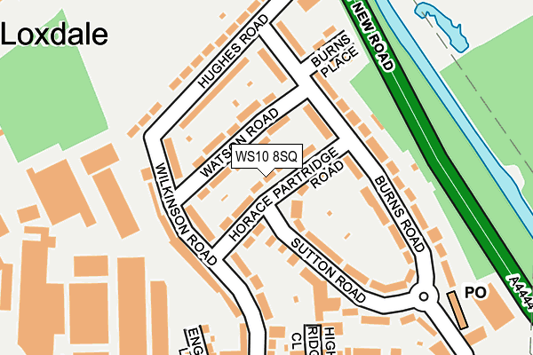 WS10 8SQ map - OS OpenMap – Local (Ordnance Survey)