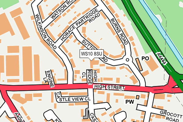 WS10 8SU map - OS OpenMap – Local (Ordnance Survey)