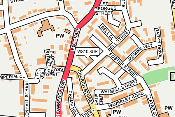 WS10 8UR map - OS OpenMap – Local (Ordnance Survey)