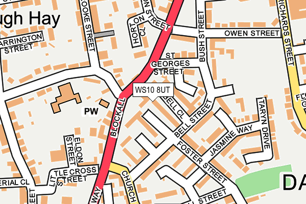 WS10 8UT map - OS OpenMap – Local (Ordnance Survey)