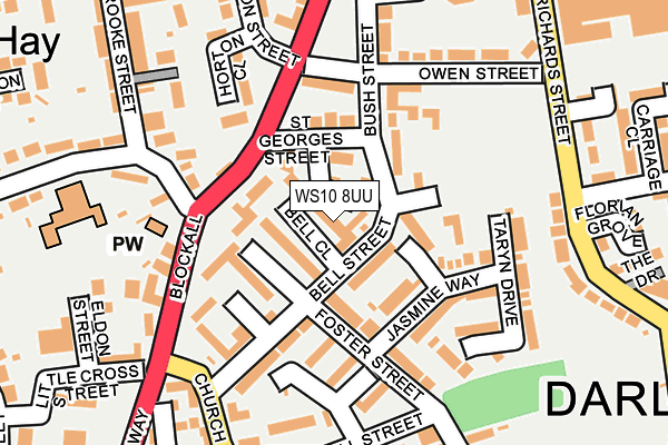 WS10 8UU map - OS OpenMap – Local (Ordnance Survey)