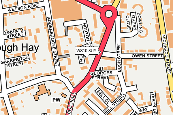 WS10 8UY map - OS OpenMap – Local (Ordnance Survey)