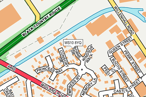 WS10 8YQ map - OS OpenMap – Local (Ordnance Survey)