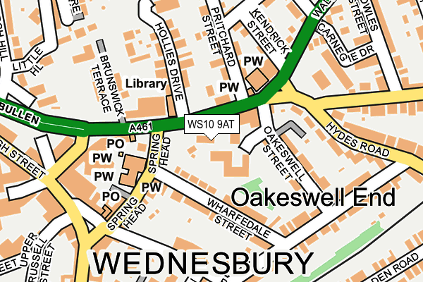 WS10 9AT map - OS OpenMap – Local (Ordnance Survey)