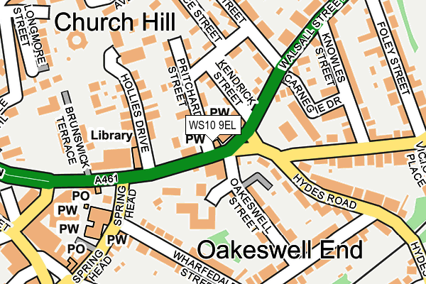 WS10 9EL map - OS OpenMap – Local (Ordnance Survey)