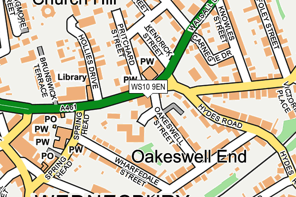 WS10 9EN map - OS OpenMap – Local (Ordnance Survey)
