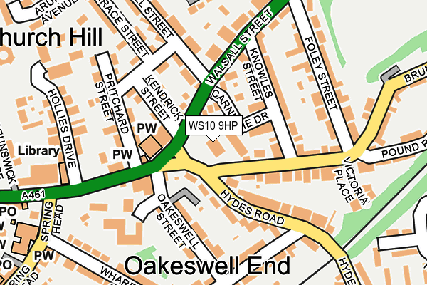 WS10 9HP map - OS OpenMap – Local (Ordnance Survey)