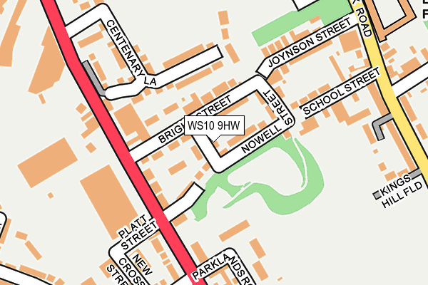 WS10 9HW map - OS OpenMap – Local (Ordnance Survey)