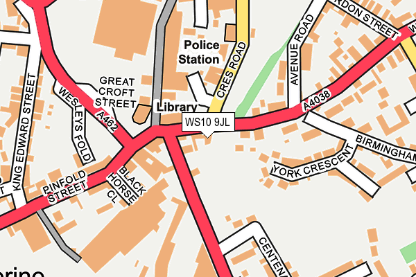 Map of J9 LOCKED AND SECURE STORAGE LIMITED at local scale