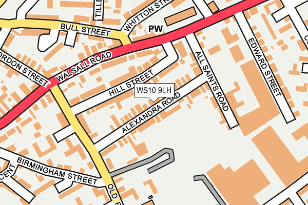 WS10 9LH map - OS OpenMap – Local (Ordnance Survey)