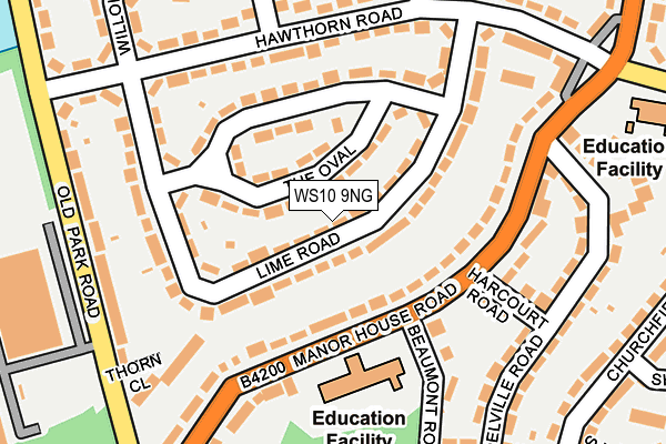 WS10 9NG map - OS OpenMap – Local (Ordnance Survey)