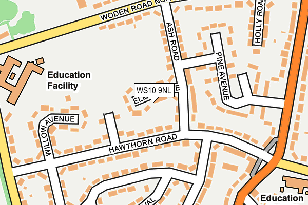 WS10 9NL map - OS OpenMap – Local (Ordnance Survey)