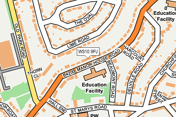 Map of TRYBUS LTD at local scale