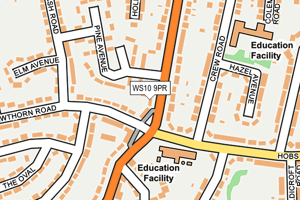 Map of EYE SITE ESTATES LTD at local scale